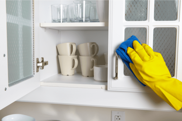 Clean Your Airbnb Kitchen Cabinets