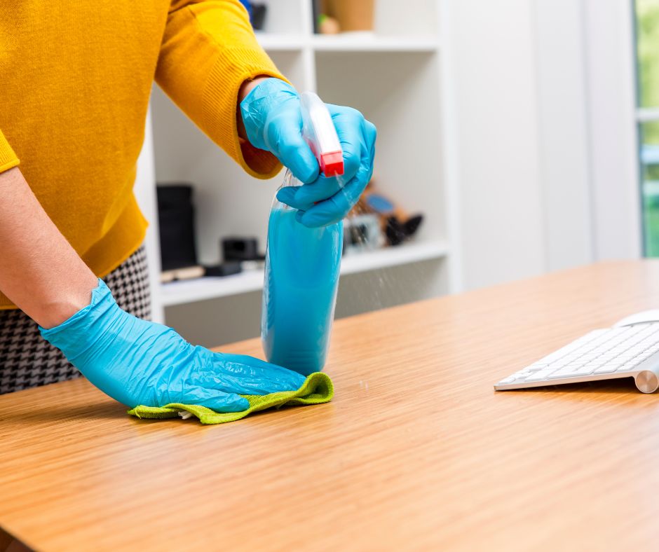 Which areas of the office need daily cleaning