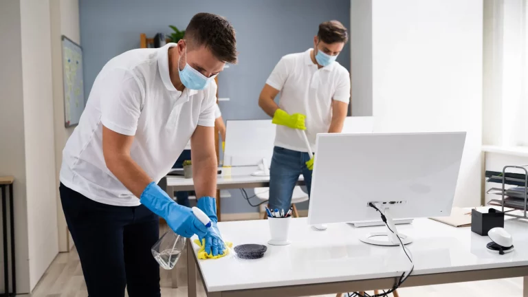desk cleaning