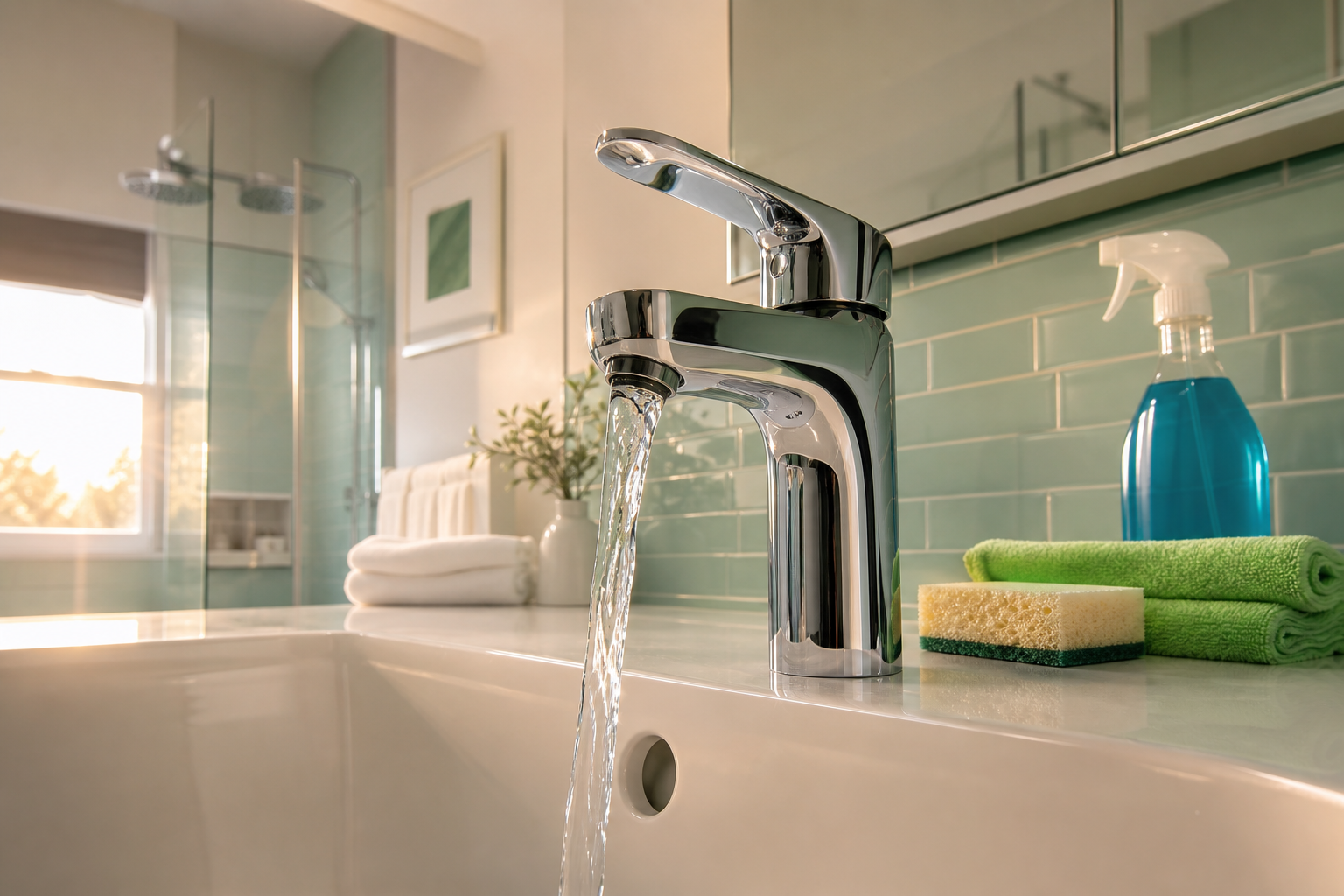 Professional maid cleaning kitchen in Cicero